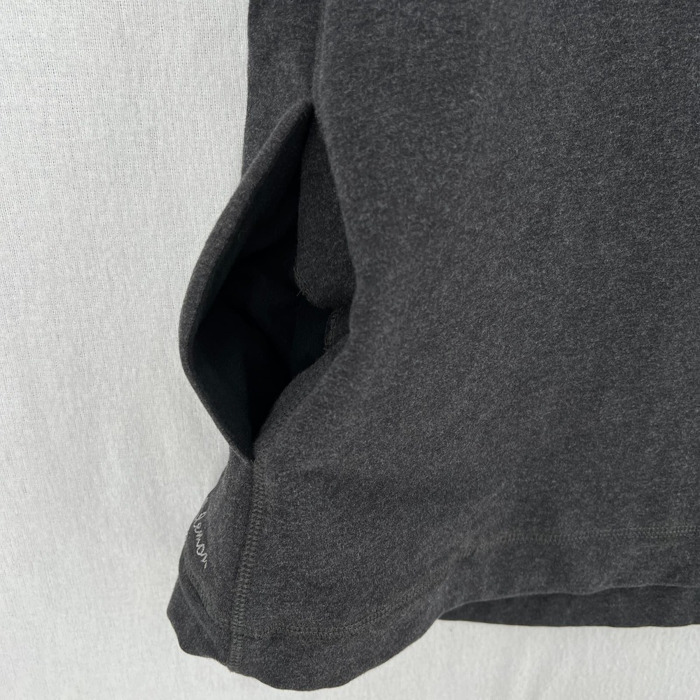 LULULEMON Savasana Wrap Cardigan Women 4 Gray Heather Charcoal Black Long Sleeve - Picture 8 of 16